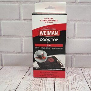 WEIMAN Complete COOK TOP CLEANING KIT Cleans & Shines ALL Glass Ceramic Cooktops